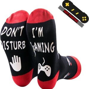 🕹️ “Don’t Disturb, I’m Gaming” Socks 🎮🔥
